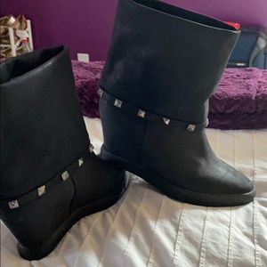 Black Studded Jennifer Lopez boot